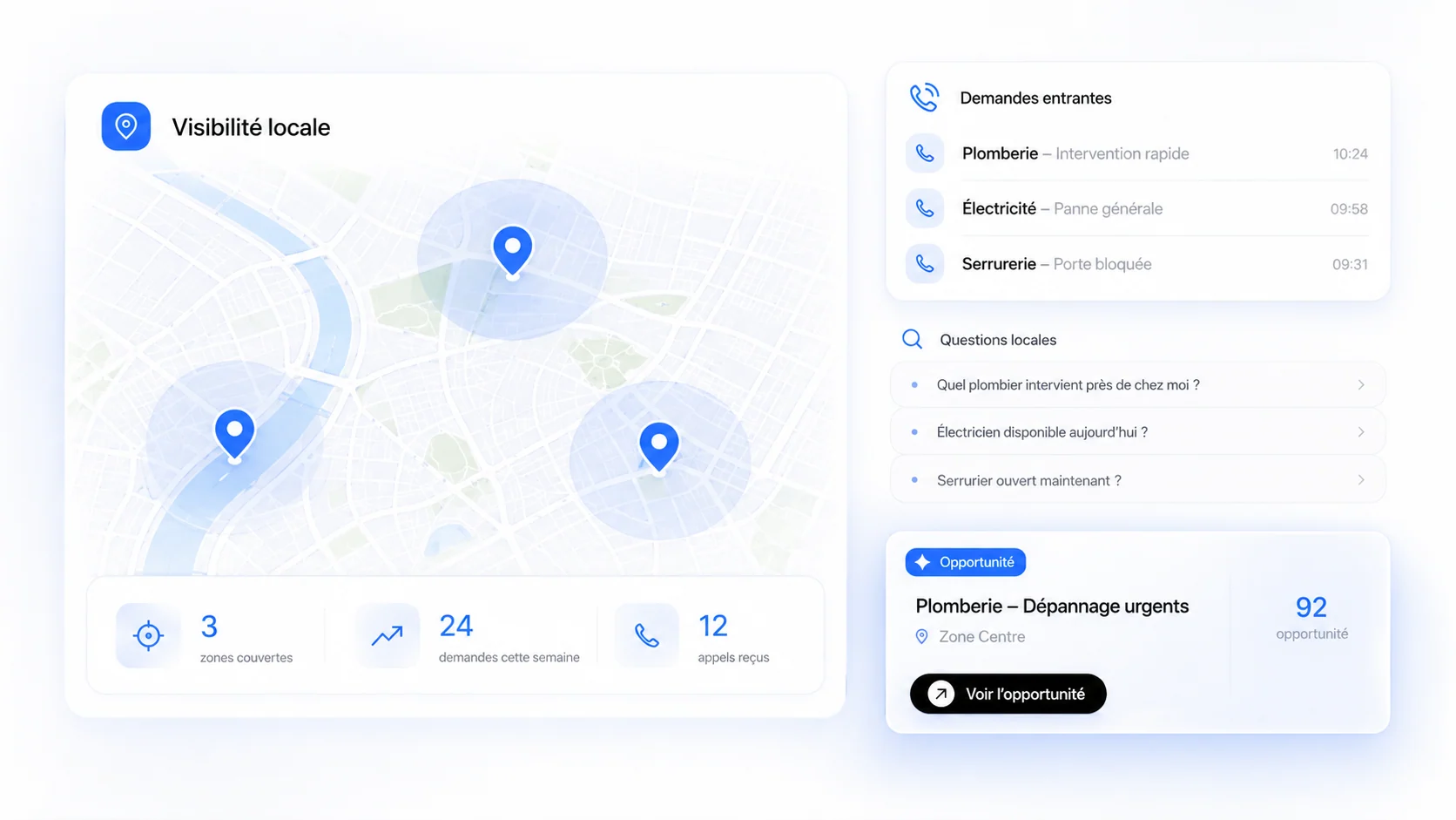 Visibilité locale GetRerank pour artisans et entreprises de services